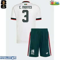 Mexico Cesar Montes #3 Bortedraktsett Barn VM 2026 Kortermet (+ Korte bukser)